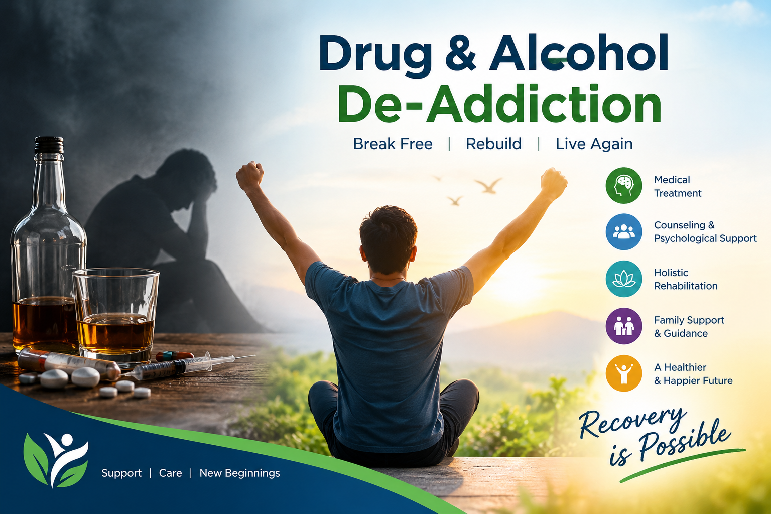 Family support and guidance during recovery